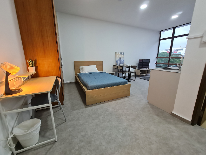 one of bespoke signature's studio apartment units