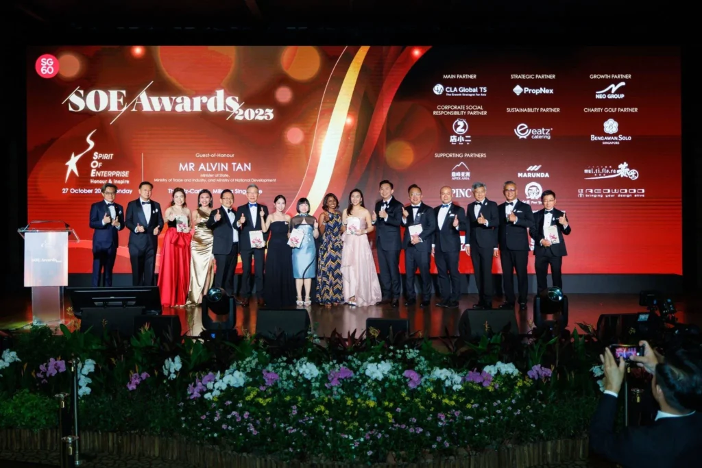 Ernee Ong as honouree of SOE Award 2025